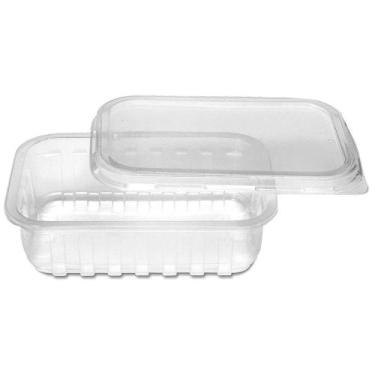 Imagem de Pote Descartável Retangular Com Tampa 1000ml Pacote Com 24 unidades Pr