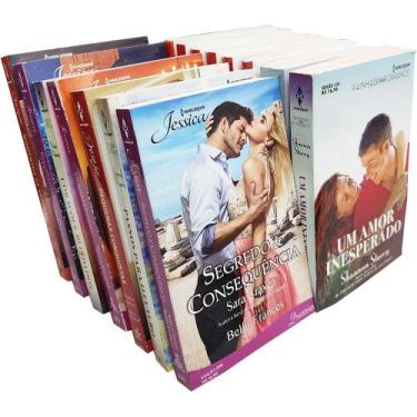 Imagem de Livro Romance Literatura Popular Harlequin Paixão Jéssica Kit 15 Livro