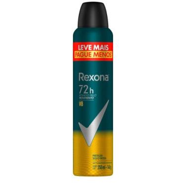 Imagem de Desodorante Antitranspirante Aerosol Masculino Rexona V8  250 ml