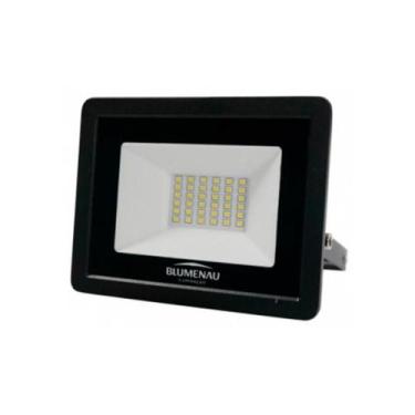 Imagem de Refletor Led Tech 30W 3000K Blumenau - Preto