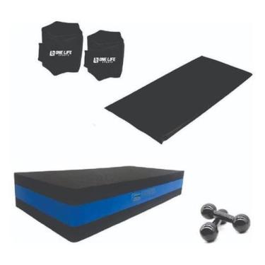 Imagem de Kit Aeróbico Caneleira 2 Kg + Step + Halter 2Kg + Colchonete - Infinit