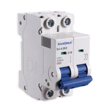 Imagem de Disjuntor Bipolar 16A curva C MarGirius