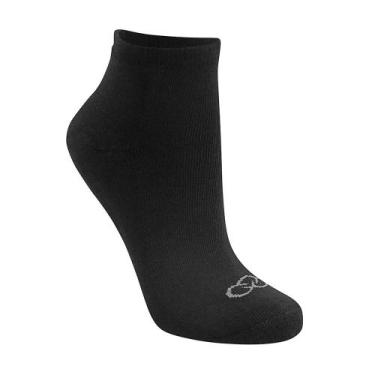 Imagem de Meia Masculina Cano Curto Vulcabras Olympikus Preta, Preto, UN