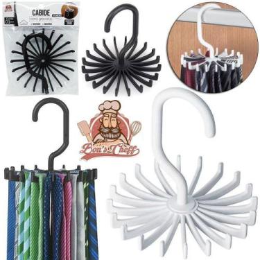 Imagem de Cabide Para Gravata De Plastico Colors 11Cm - Bons Cheff