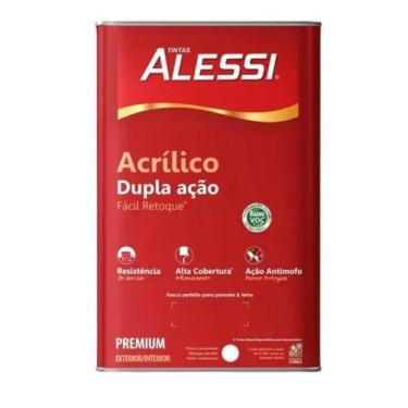 Imagem de Tinta Acrílica Premium Lavável Branco Fosco Alessi 18L