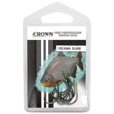 Imagem de Anzol Crown Iseama Sure Black 20 C/10 - Crown
