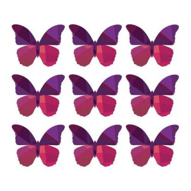 Imagem de Adesivo de Parede Infantil Borboletas Quarto Menina Bebe - 181ir - All