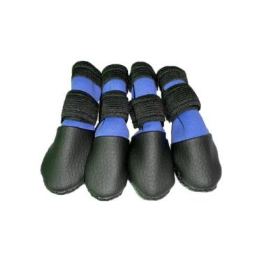 Imagem de Sapatinho cachorro Grande - Botinha pet - Napatinha, Azul