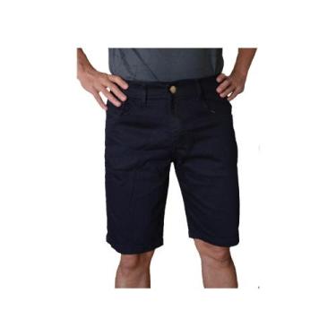 Imagem de Bermuda Jeans Masculina Atacado Destroyed - WM, Preto, 38