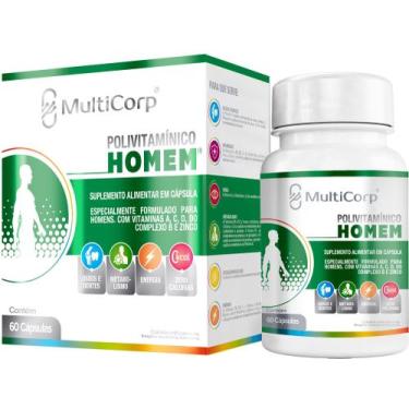 Imagem de Multicorp Homem Polivitamínico c/60 Suplemento Alimentar - Laboratório
