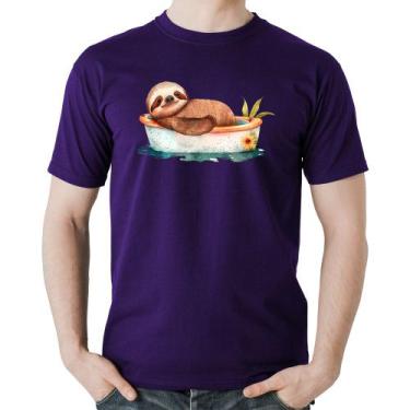 Imagem de Camiseta Algodão Ursinho Panda Relaxando Na Piscina - Foca na Moda, Ro