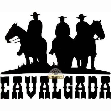 Imagem de Adesivo Cavalgada SV2014 - Preto - Selaria Vertentes, Preto