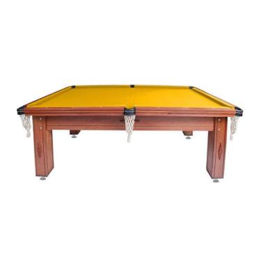 Imagem de Mesa de Sinuca/Bilhar Classic Yellow Semioficial 2,20x1,20m Dinâmica D