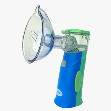 Imagem de Inalador Air Mesh Colors Baby Com Bateria Medicate 110V/220V, Azul