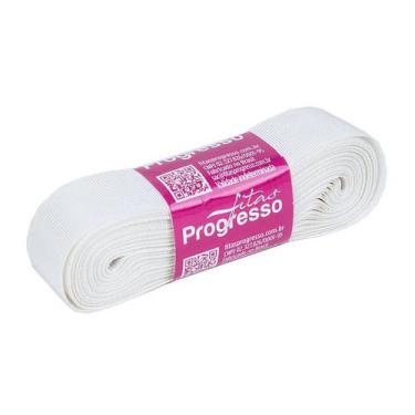 Imagem de Fita Gorgurão Progresso 22mm nº5 - 10m Cor 690 Off White - 01 unidade 