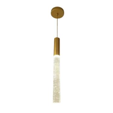 Imagem de Pendente Led Bolhas Dourado Cabeceira de Cama Mesa Balcão Bancada Quar