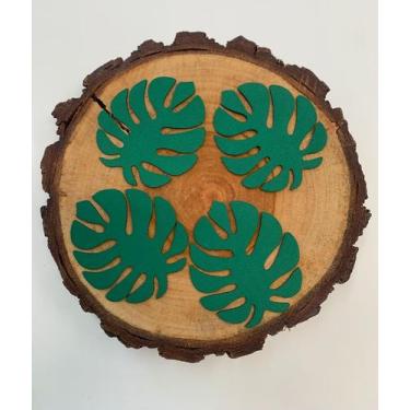 Imagem de Apliques em E.V.A Folha costela de adão - 12 Unidades - Catavento, Ver