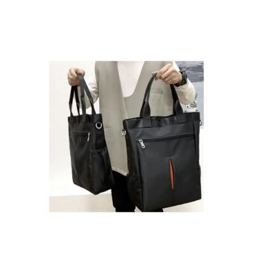 Imagem de Bolsa  Masculina Para Laptop, Bolsa de Ombro de Nylon de Grande Capacidade, Bolsa Mensa...
