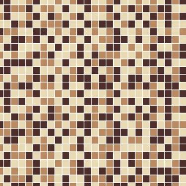 Imagem de Papel de Parede Autocolante Pastilhas Quadriculada Marrom E Bege - Dec