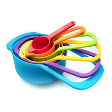 Imagem de Conjunto 6 Medidores Para Culinária Coloridos E Encaixáveis - Gyn