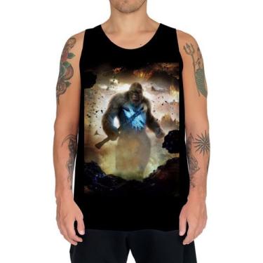 Imagem de Camiseta Regata King Kong VS Godzilla 07 - Fabriqueta, XG