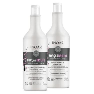 Imagem de Shampoo 1l e Condicionador 800ml- Inoar Força e Brilho