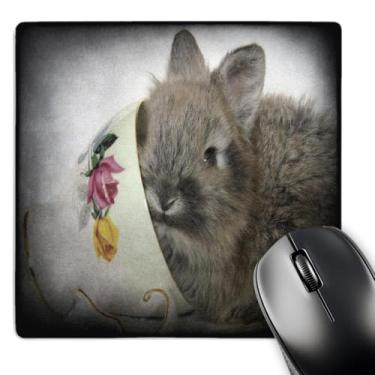 Imagem de 3dRose LLC 20,3 x 20,3 x 0,63 cm (8 x 8 x 0,25 polegadas) Mouse pad com cabeça de leão em uma xícara de chá (mp_6417_1)