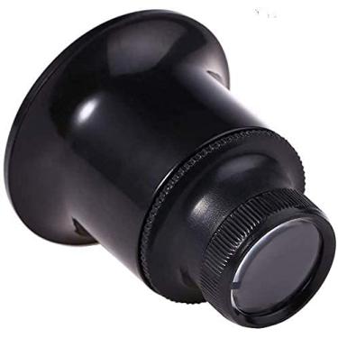 Imagem de 10 x 15 x 20 x Joalheiros Pretos Lupa Amplificador Loop Reparador de Lupa para os Olhos Ferramentas de Vidro, 15X