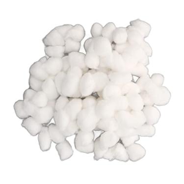 Imagem de Roupa de Cama Térmica para Hamster de Inverno - Bolas de Algodão Ouriço e Material de Nidificação Isolado para Hamsters Sírios - Calor Aconchegante e Conforto para Clima Frio