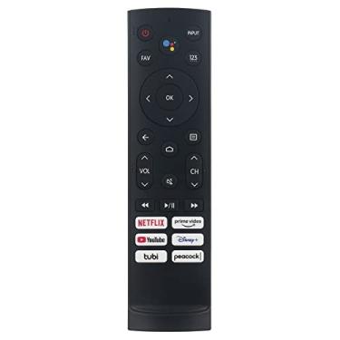 Imagem de ROLLGAN Controle remoto de substituição de voz ERF3A90 compatível com Smart TV Android Hisense 75U9DG 55U8G 65U8G 55U7G 65U7G 75U7G 55U78G 65U78G 75U78G 65U6H 55U6H 75U6H 75U6H