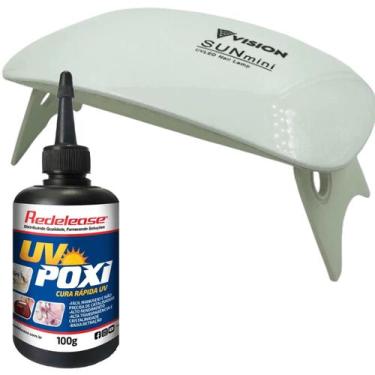 Imagem de Kit Mini Cabine Led/uv 6w  Resina UV poxi - Redelease