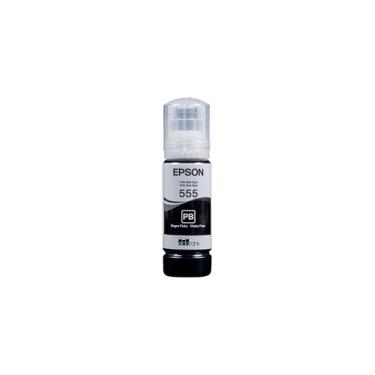 Imagem de Garrafa De Tinta Original Epson Ecotank T555 Preta Fotográfica - T555120