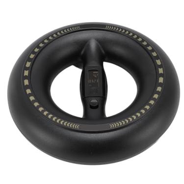 Imagem de Bola de Treinador de Pulso Smart Display, Reforço Aprimorado da Bola do Exerciadora do Antebraço Com Alça Curva para o Músculo das Costas do Peito, Adequado para Exercício (Cinza)