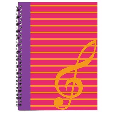 Imagem de BestSounds Papel manuscrito, papel em branco, composição musical, caderno, acessórios para piano, presentes, 50 páginas, 10 bastões