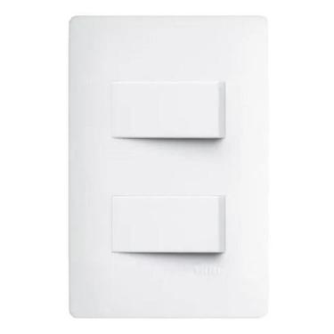 Imagem de Interruptor Duplo Simples Distante Habitat 16A 250V - FAME