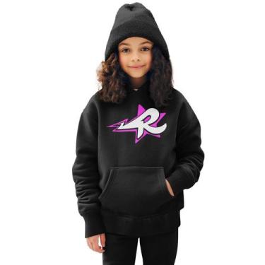 Imagem de Molenton Infantil Pink E Preto Novo Elemento Emilly Vick Dos Rosas - V