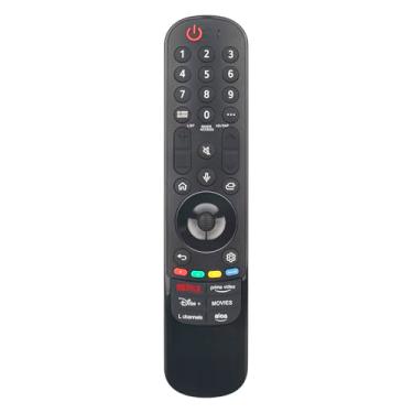 Imagem de PERFASCIN AKB76045005 MR24GA MR23GA AKB76043112 Controle remoto de voz substituído adequado para LG Smart TV 50QNED80URA 55QNED80URA 65QNED80URA 75QNED80URA 86QNED80URA