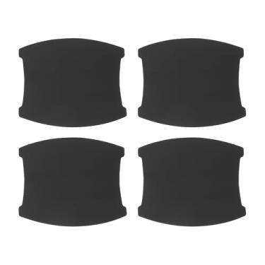 Imagem de INFINAUTO Protetor contra arranhões para maçaneta de porta de carro, 84 x 94 mm, película protetora para maçaneta de porta de carro, cor fosca, 4 peças