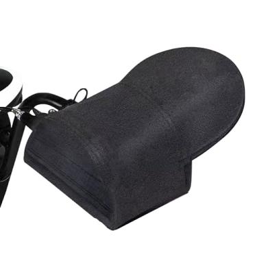 Imagem de Luvas de proteção solar para guidão de motocicleta, luvas de proteção solar, universal à prova d'água 3D para guidão, capa protetora de mão para scooter, motocicleta, motocicleta (preto)