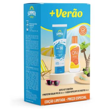 Imagem de Kit Protetor Summer Vita FP30 + Loção Repelente On Kids 100ml
