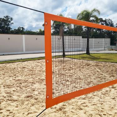 Imagem de Zaka - Rede Beach Tennis Laranja 8,10m x 0,80m
