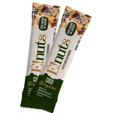 Imagem de Barrinha de Coco E`nuts com Amendoim e Castanhas 6 Un