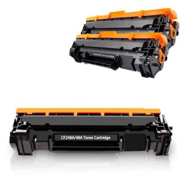 Imagem de Kit Com 2 Toner Compatível Com CF248A 48A 15 M15 M15A M15W 28 M28 M28A