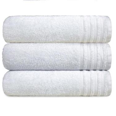 Imagem de Kit 3 Toalha Gigante Banhão Fio Penteado 100% Algodão Twist - Central 