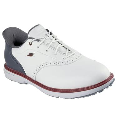 Imagem de Skechers Tênis de golfe masculino Prestige Slip-in Arch Fit, Cinza natural sem pontas, 8 Wide