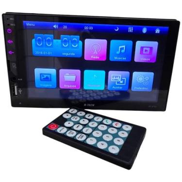 Imagem de Central Multimídia Mp5 1 Din Tela 7 Polegadas Touch Screen - HTECH, HT