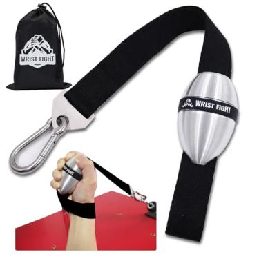 Imagem de Wrist Fight Treinador elíptico de bola de pulso de liga de alumínio – Exercitador de força durável para antebraço e aderência com design antiderrapante, treinamento de pronação e supinação, inclui