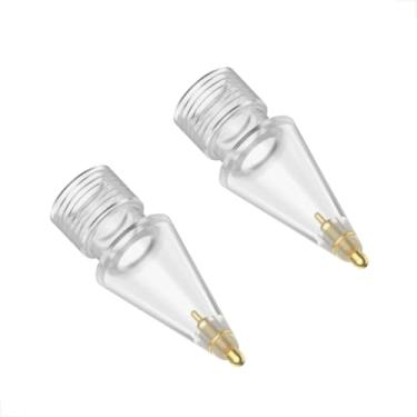 Imagem de Kit 2 Pontas Caneta App Pencil Transparente Soft Hard Para Geração 1 e 2 - JCBILU