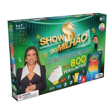 Imagem de Jogo de Tabuleiro Show do Milhão Infantil Dinâmico 800 Perguntas +7 An