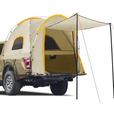 Imagem de Barraca de caminhonete com sombra de toldo, Oxford PU5000 mm à prova d'água para caminhonete de 1,5 a 1,5 m para acampamento, viagens, atividades ao ar livre para Chevy Colorado, Jepp Gladiator, Ford